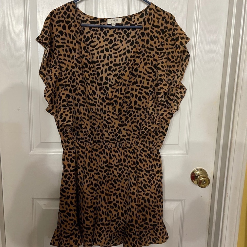 Umgee leopard romper L